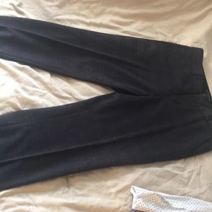 Business work slacks grey and maroon pattern